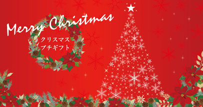 クリスマスプチギフトを通販サイトにて販売しております。