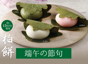 端午の節句「柏餅」のご案内